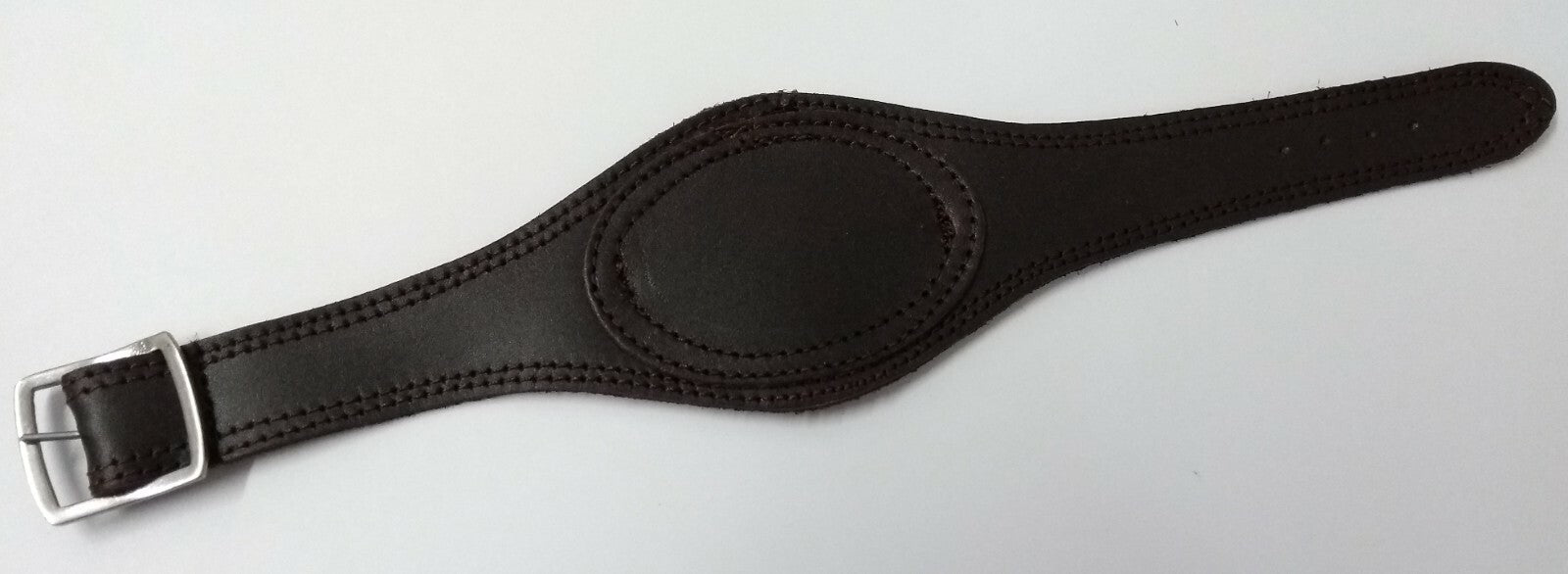 Rank Wrist Strap Dark Brown Leather Officers/WO1 Insignia Rank & NCO - NEW