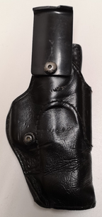 Safariland 27 Inside-the-Pants Black Leather Holster Right Hand with defect