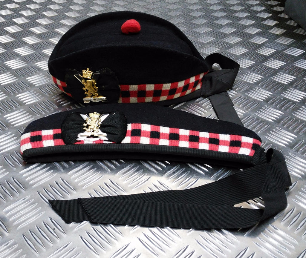 Glengarry Hat Triple Diced Royal Regiment of Scotland British Army Pattern ASST