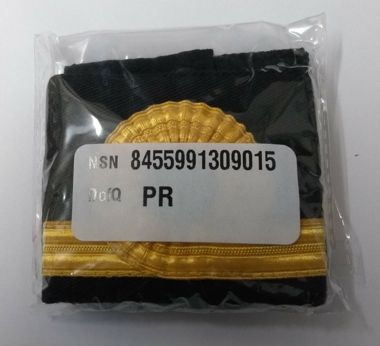 Genuine British Issue Royal Navy Sub Lieutenant Gold Lace Rank Slides RN