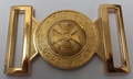 Genuine Church Lads Brigade "Fight The Good Fight" Belt Buckle Locket NEW