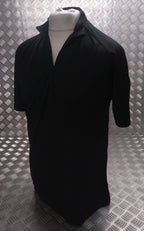 Black Technical Delta Stealth Self Wicking Technical Activewear Top Short Sleeve