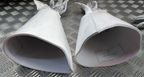 British Army Household Cavalry White Leather Gauntlet Parade Gloves Size 9.5