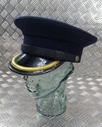 Genuine British Made Senior Officers Blue Parade Dress Hat No Insignia 57cm