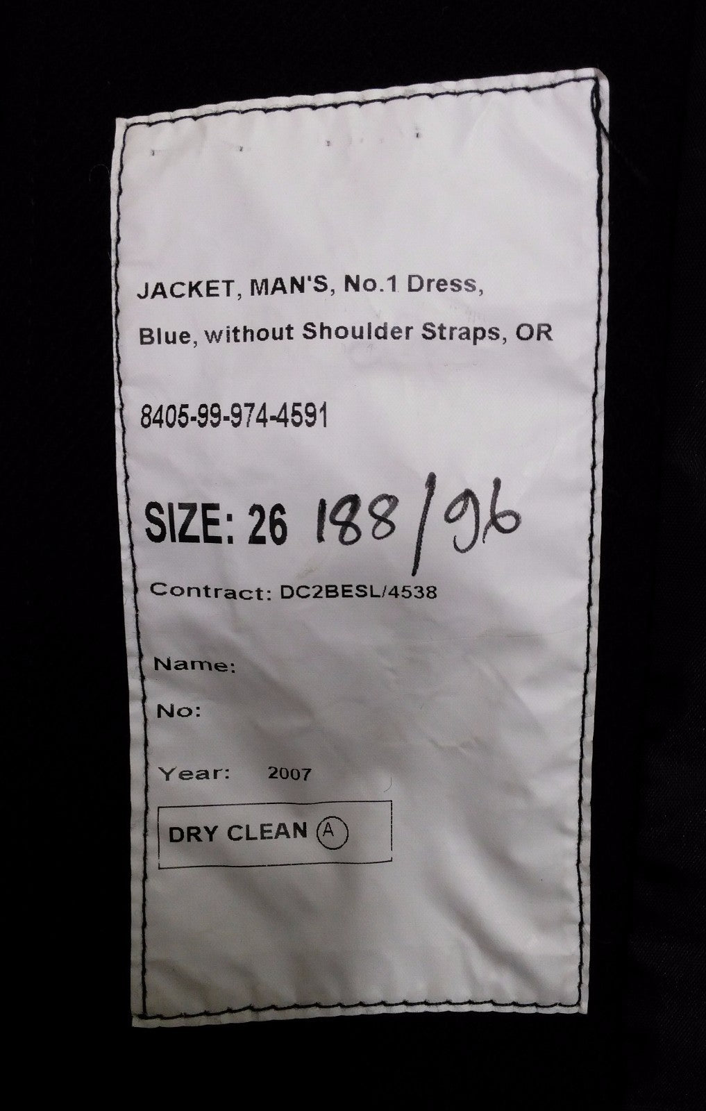 British Army No1 Blues Dress Jacket WO Duke of Lancs Style Fancy Dress / Costume