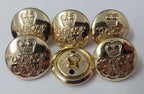 Genuine British Army The Royal Hospital Chelsea Insignia Dress Buttons 30L