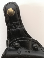 Safariland 518-83 Paddle Glock Side Holster Black Leather Left Hand