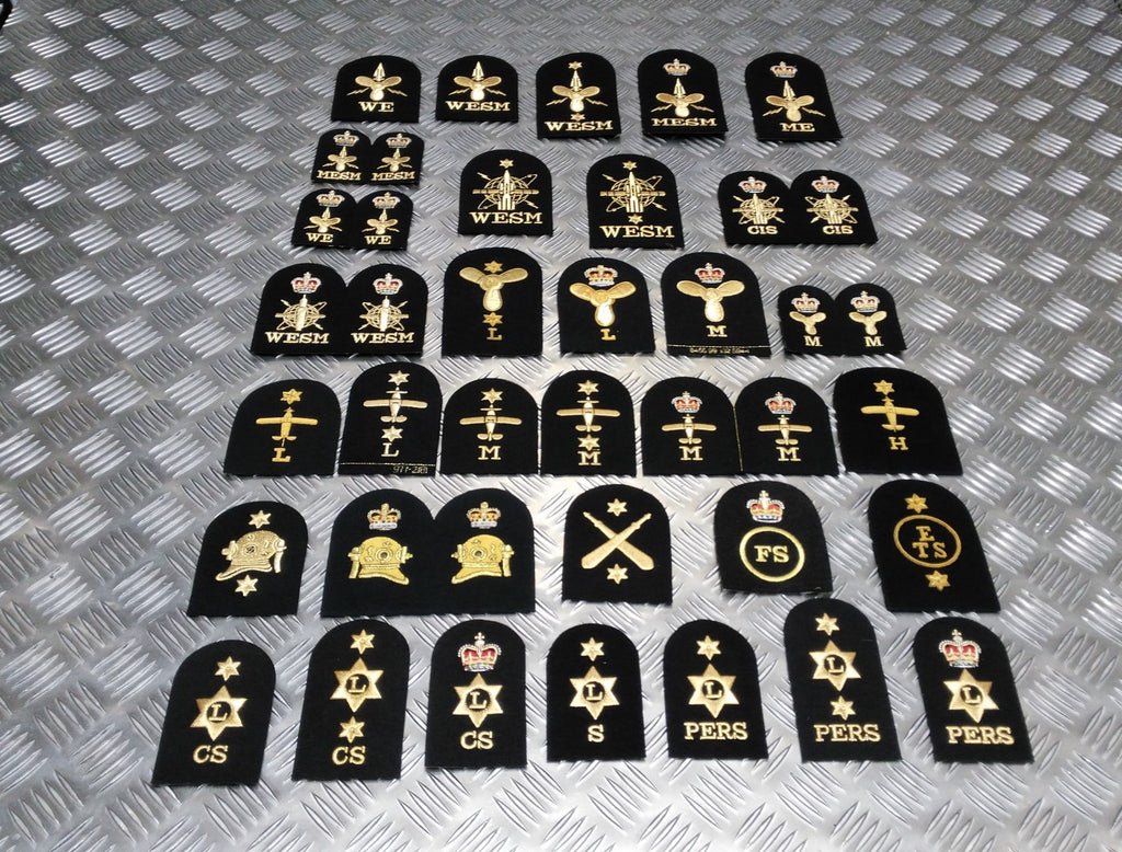 Royal Navy Embroidered Assorted Branch Qualification RN Badge / Patch NEW