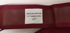Crimson Silk Waist Sash Dress Ceremonial & Parade- New