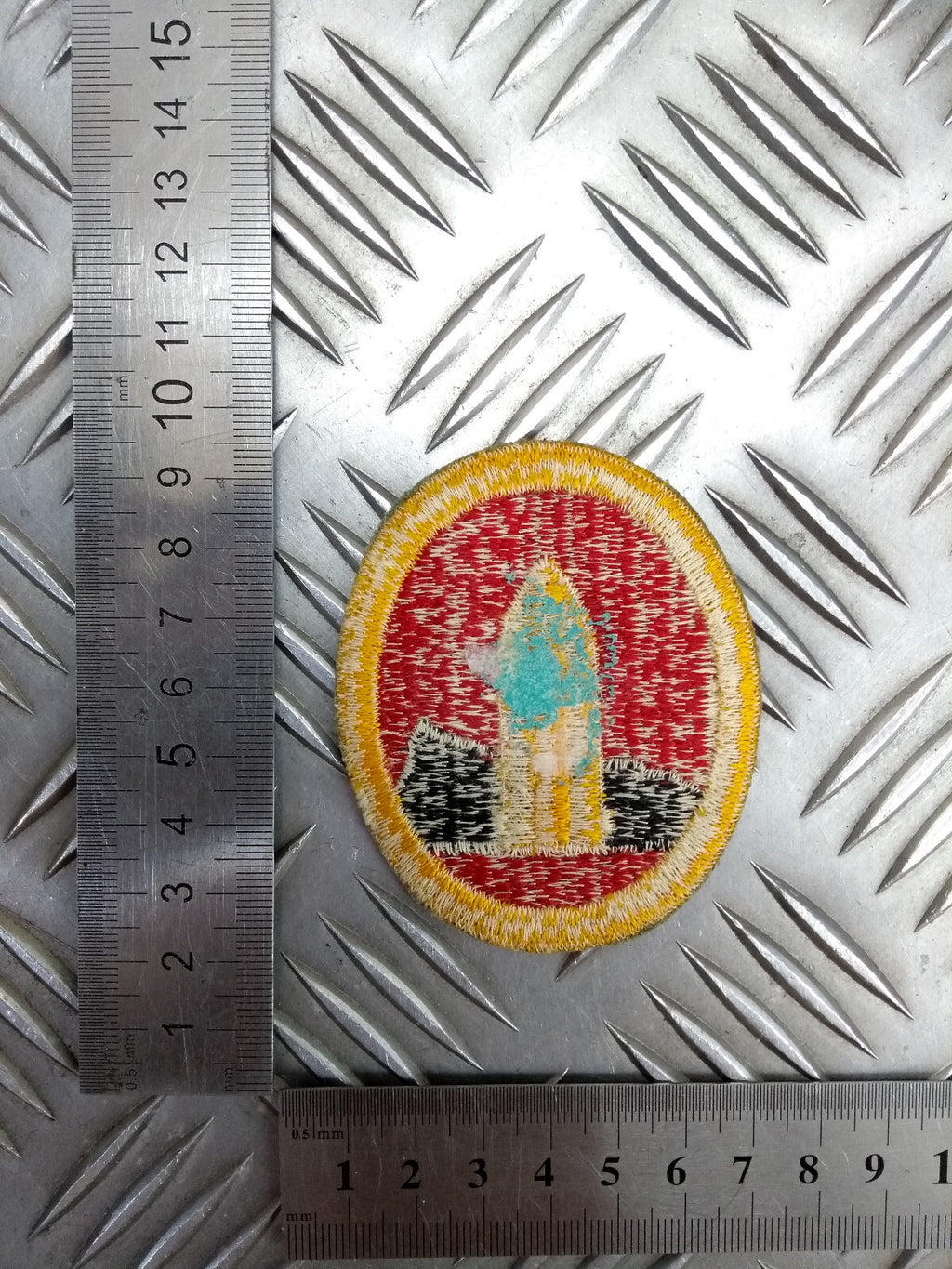 US Hawaian Coast Artillery Braided Patch US