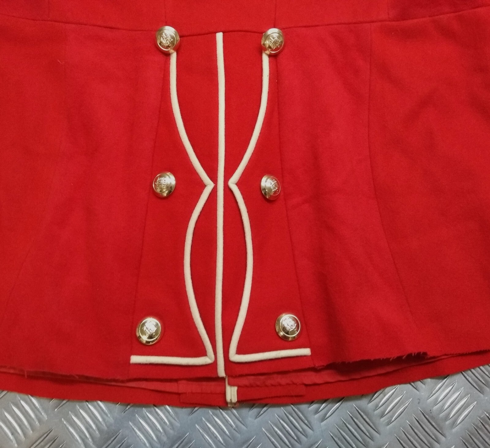 British Army Red Tunic The Royal Gibraltar Ceremonial Style Jacket Faulty