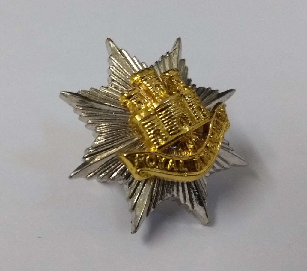 Vintage Royal ANGLIAN Regimental Genuine Badge British Army Issue Old Pattern