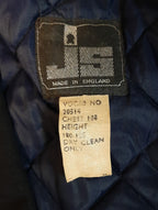 Black Vintage Raincoat British Double Breasted Removable Liner 108cm