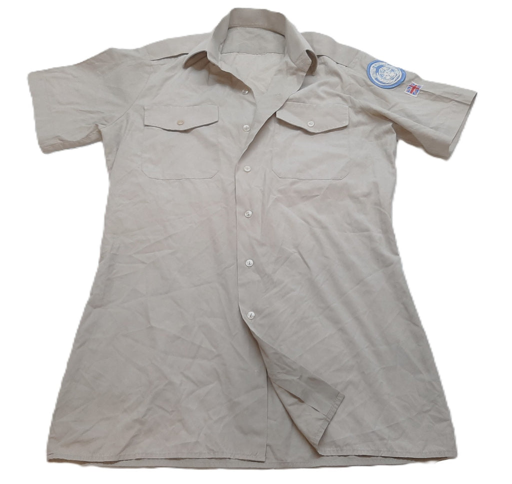British Stone Shirt Short Sleeve Old Pattern With UK Nations Badge