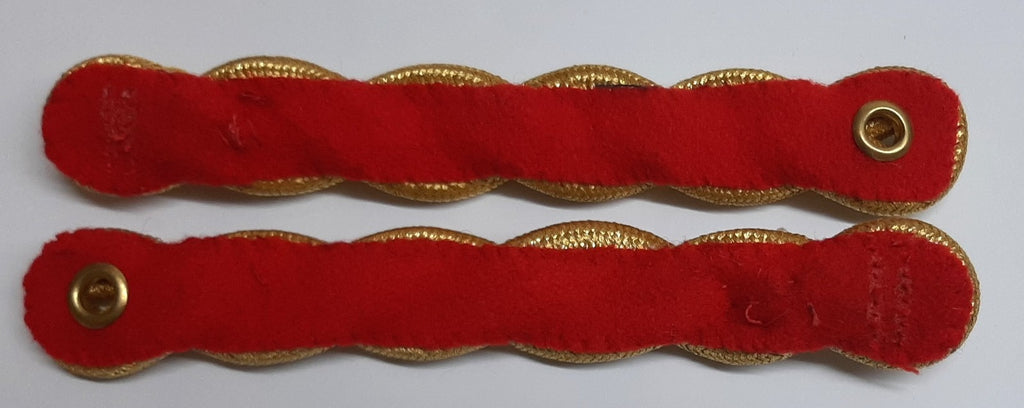 Officers Shoulder Cords 2 Ply British Engineers Gold Coloured Army Dress Cord