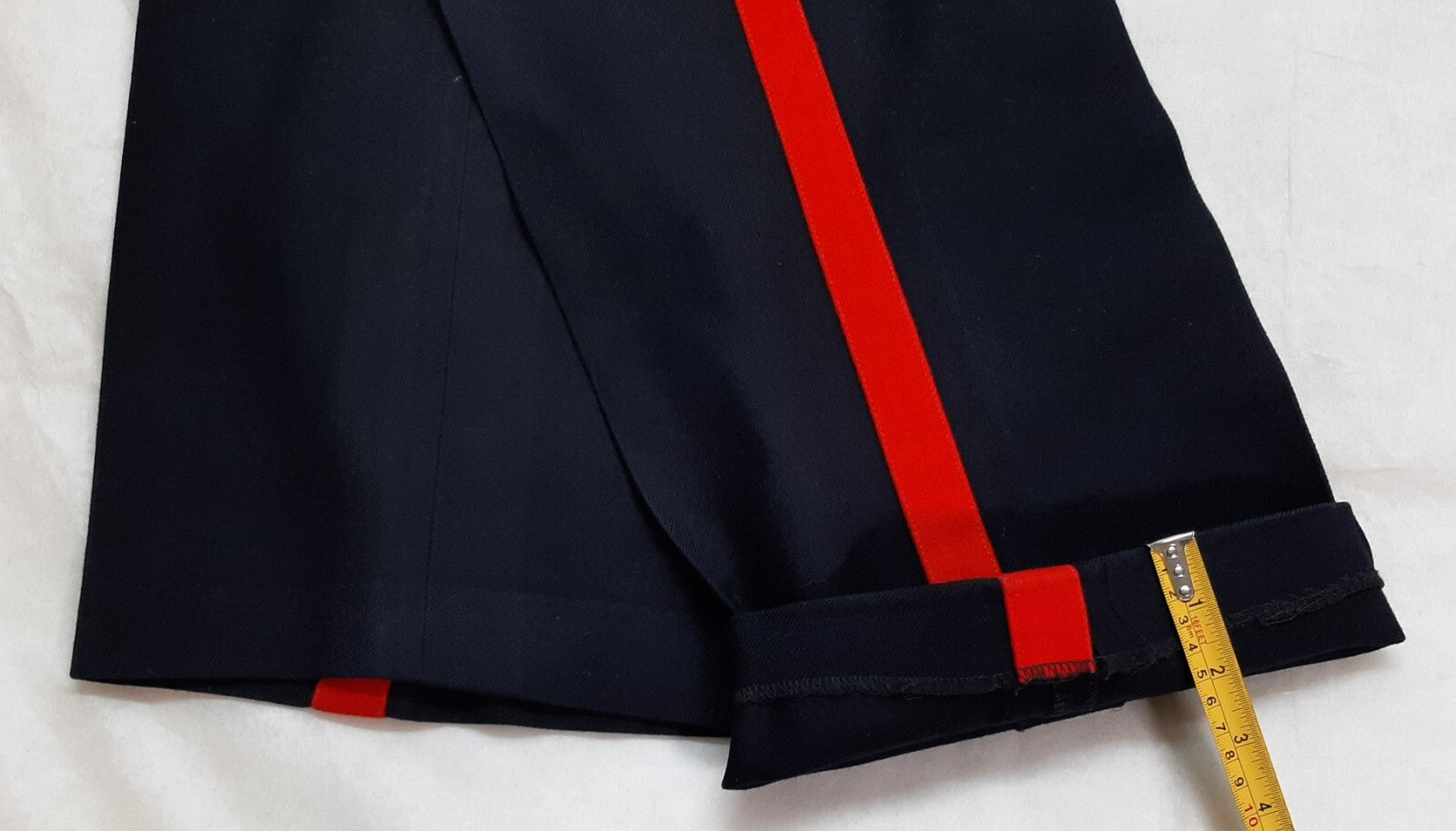No1 Dress Trousers British Army Blues Pattern RMAS With 1" Red Stripes W34"