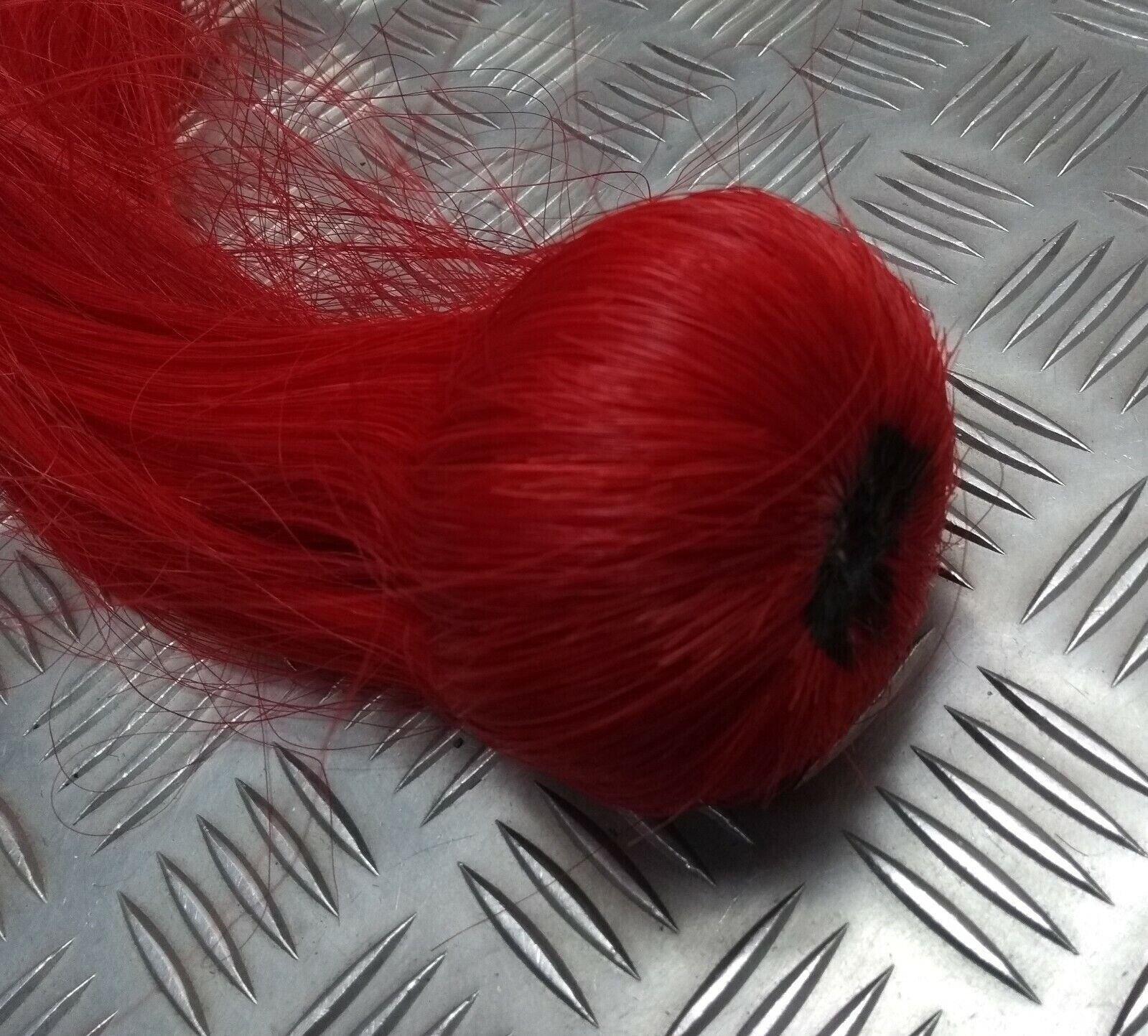 HCav RED Plume Ceremonial Horse Hair Headwear British Household Cavalry / RHG