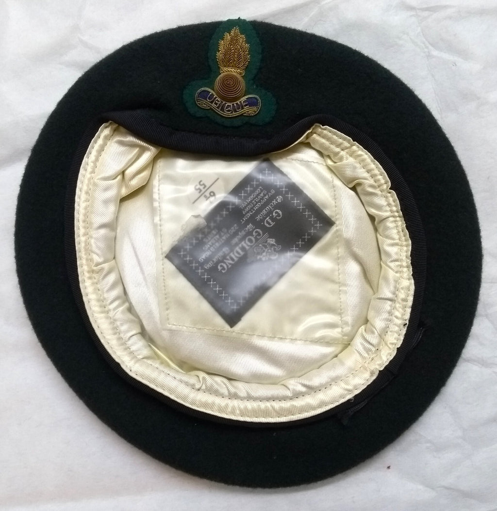 RE Engineers Beret Green British Army Officers Pattern By Goldings Tailors 55cm