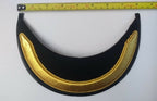 Genuine British Made Senior Officer 5/8" Gold Mylar Dress Cap Felt Peak