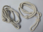Issue 24" White Cord Double Fixed Knot Whistle Parade Lanyards X2 WL01