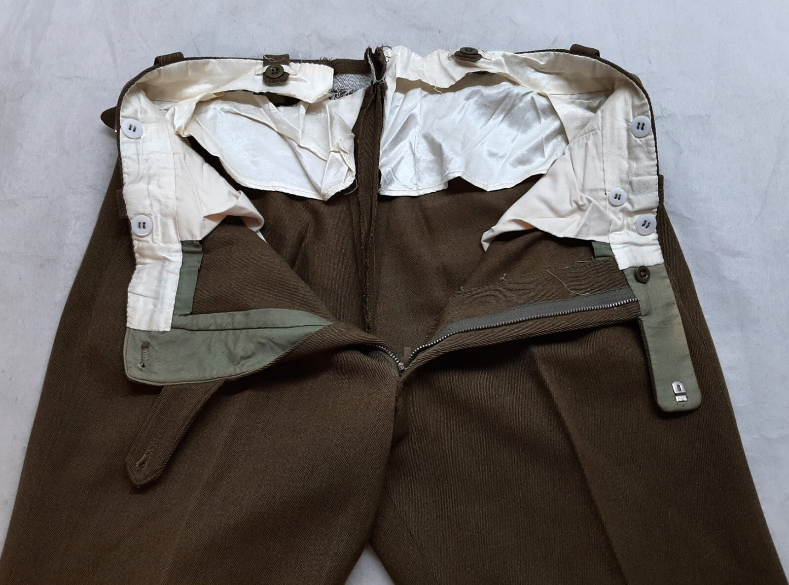 No2 Officer's Trousers British Army Belt Loop Old Pattern Uniform Dress W35"