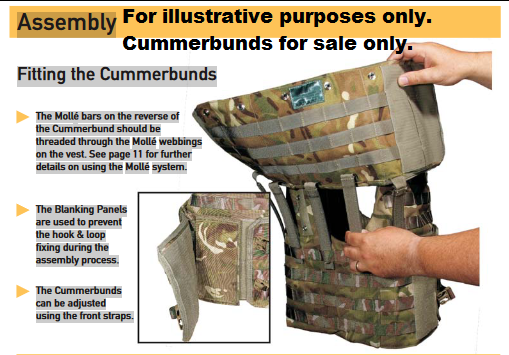 Osprey MK IV CBS Vest Cummerbund British Army MTP Multi-Cam Issue