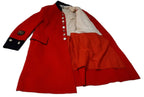 British Army Red Long Coat Royal Hospital Chelsea Q/C Buttons Colour WO2