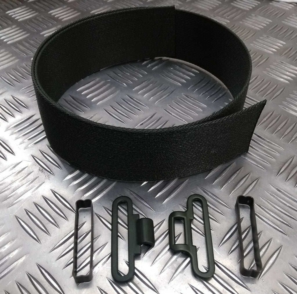 Green Parade Belt British Courlene Web Pistol Belt Complete 2 Meter