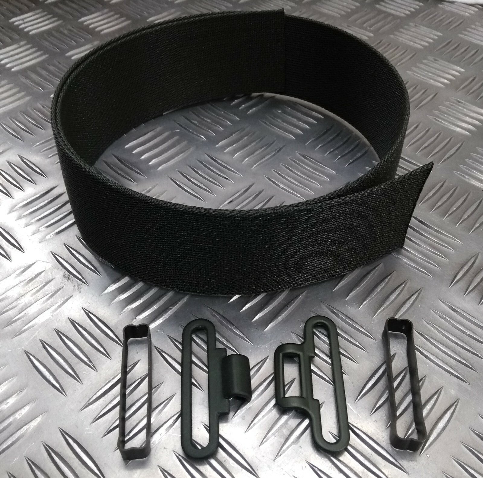 Green Parade Belt British Courlene Web Pistol Belt Complete 2 Meter