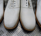 British Navy White Leather Parade / Dress Shoes Mens - Assorted Sizes