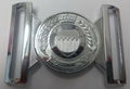 Bahrain Ceremonial Buckle Chrome Locket With National Insignia For Parade Belts