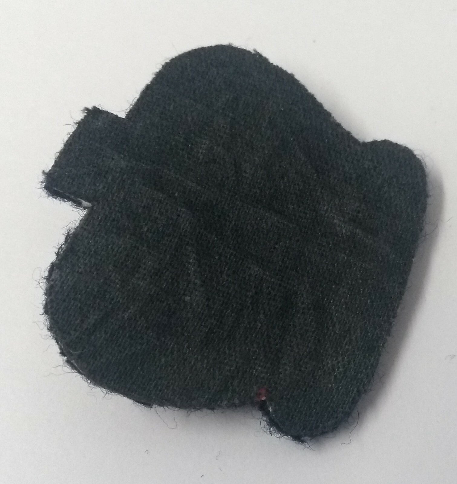 Vintage Braided QC Crown on Navy Blue Felt Hand Embroidered Badge