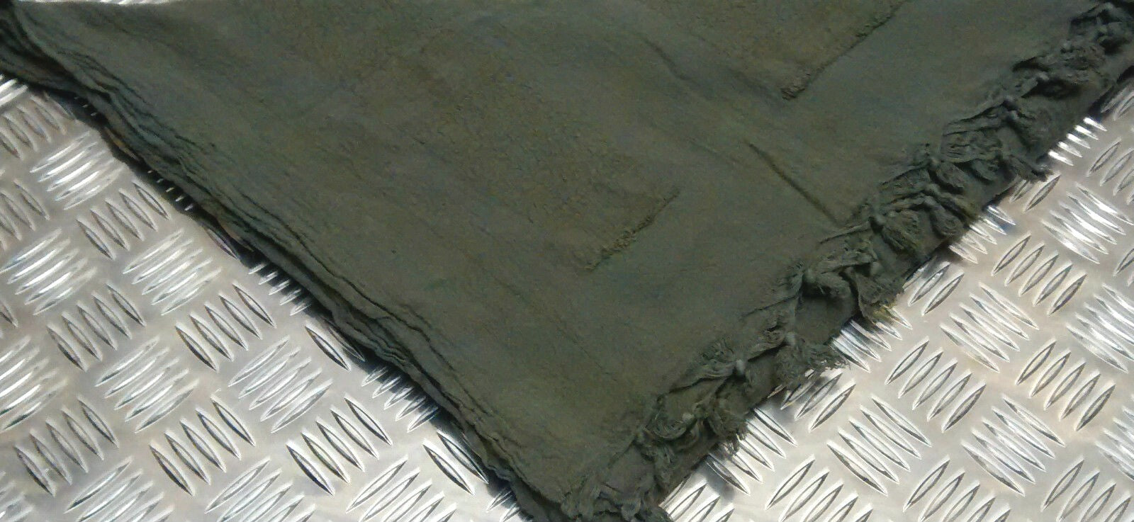 100% Cotton Shemagh / Arab Scarf / Pashmina / Wrap / Sarong. Green - NEW