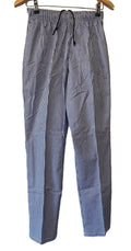 Chefs Trousers British Army Unisex Blue White Chequered Pack of 2 Size XL NEW