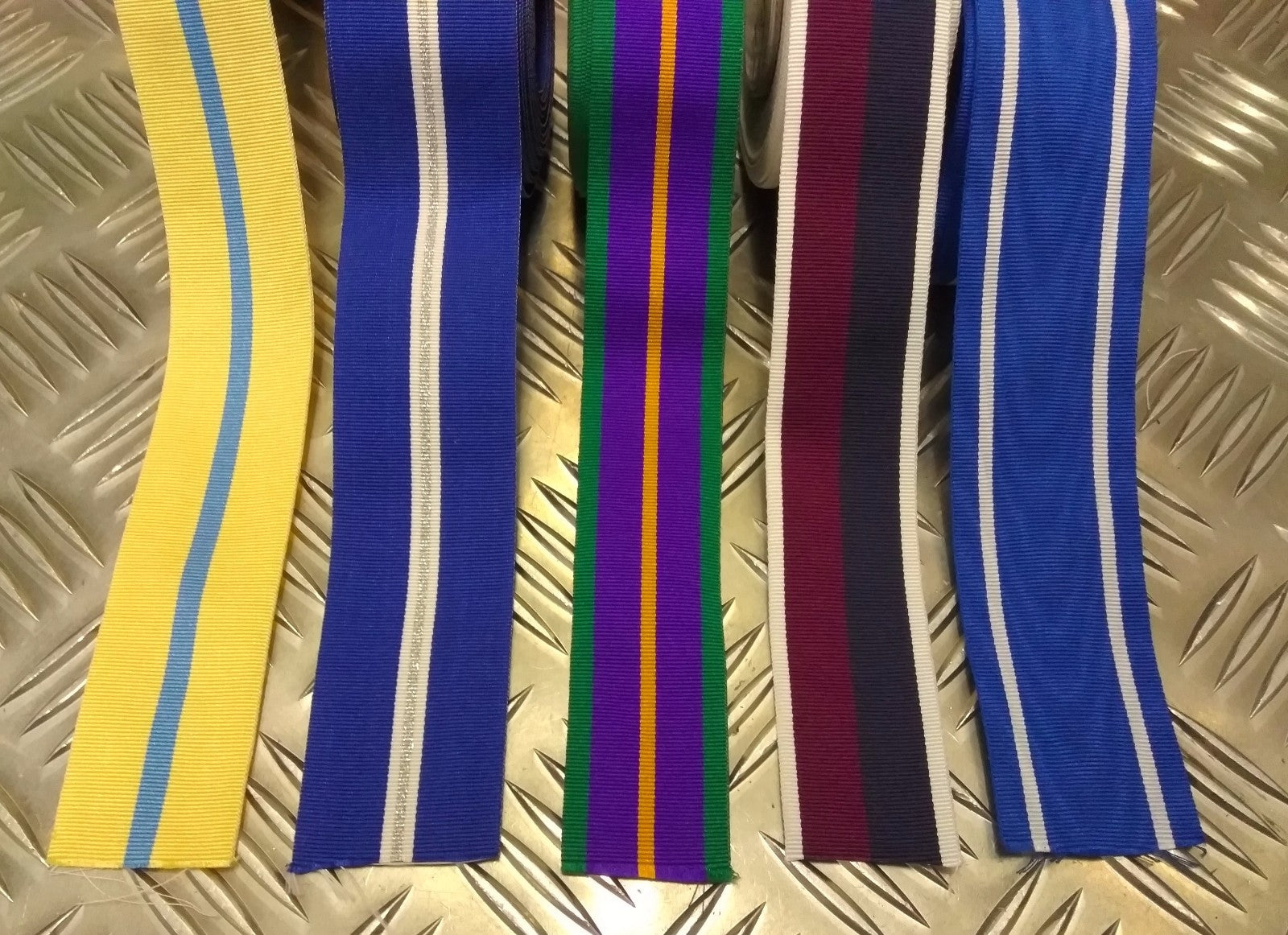 Medal Ribbons Various Campaigns and Types 10" Length