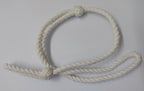 Scouts & Sea Cadet 24" White Cord Double Fixed Knot Whistle Lanyards X2 WL01