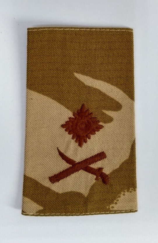 Desert Camouflage Major General Rank Slide Genuine British Army