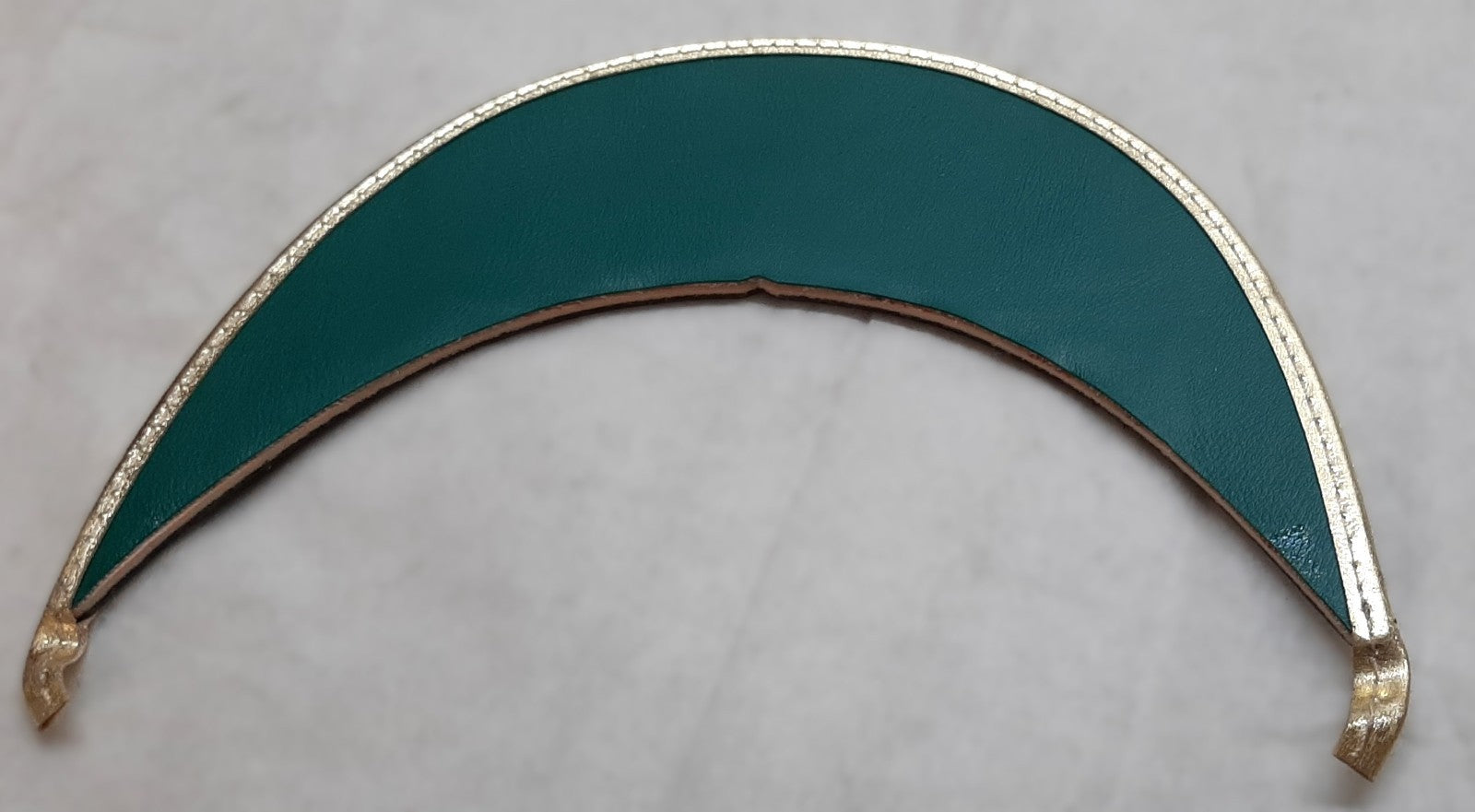 Peak British Made Gold Bound Visor for Dress Hats - NEW