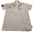 Shirt Army Style FAD Fawn Short Sleeve Size 41cm