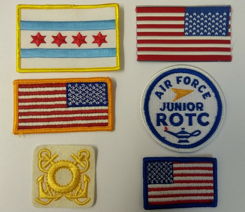 US USA Assorted Patches Selection of x40 Badges