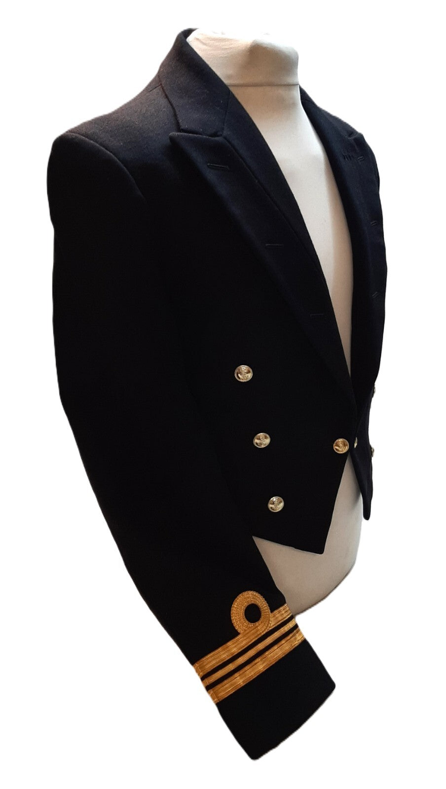 No7 Mess Jacket Lt Com w Cuff Curls British Naval Ofc Dress RN