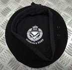 Bahrain Force Beret Black Hobson of England Lined Wool Uniform Cap New Old Stock