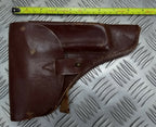 Vintage Holster Leather Unknown Pistol Side Arm Holster Faulty