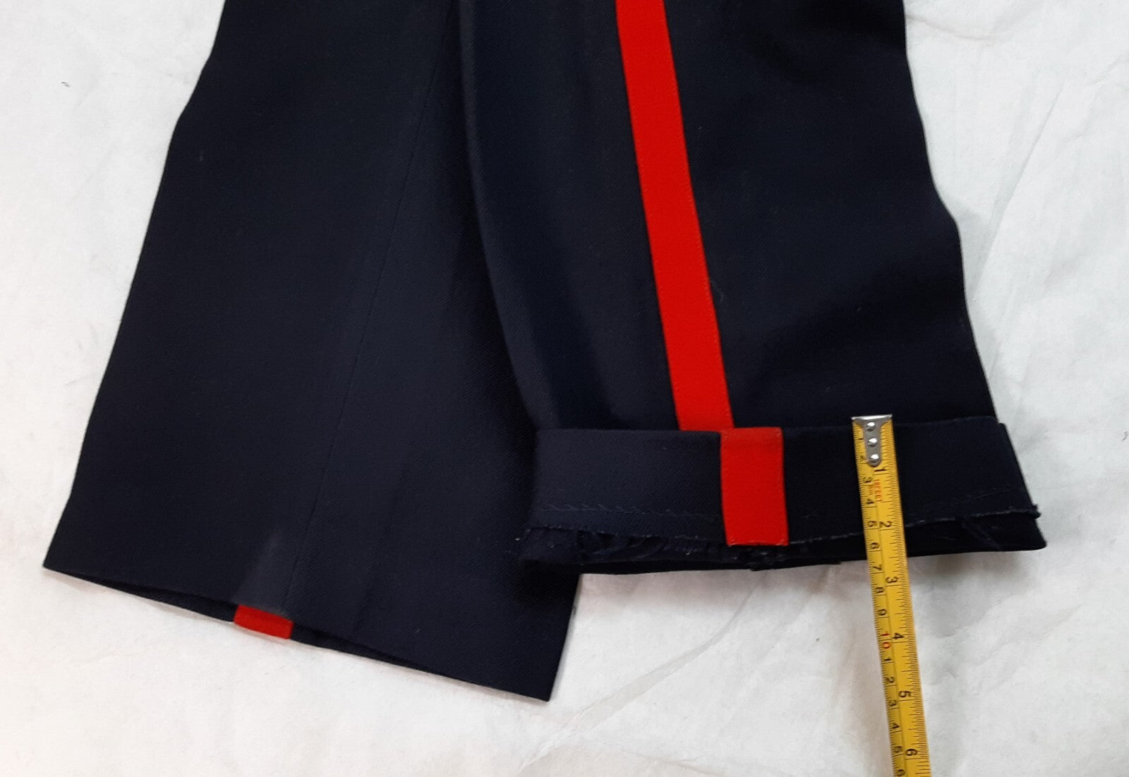 No1 RMAS Trousers British Army Pattern Cadet Officer Dress 1" Red Stripes W34"