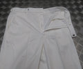 Royal Navy Trousers Class II C2 White Bell Bottomed Flares RN Waist 84cm