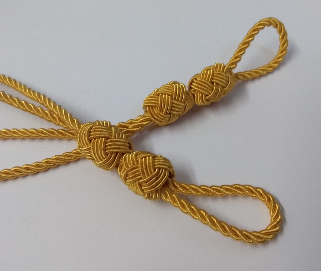 Officers Gold Chin Cord Strap Minatare Ceremonial Issue British Made - NEW