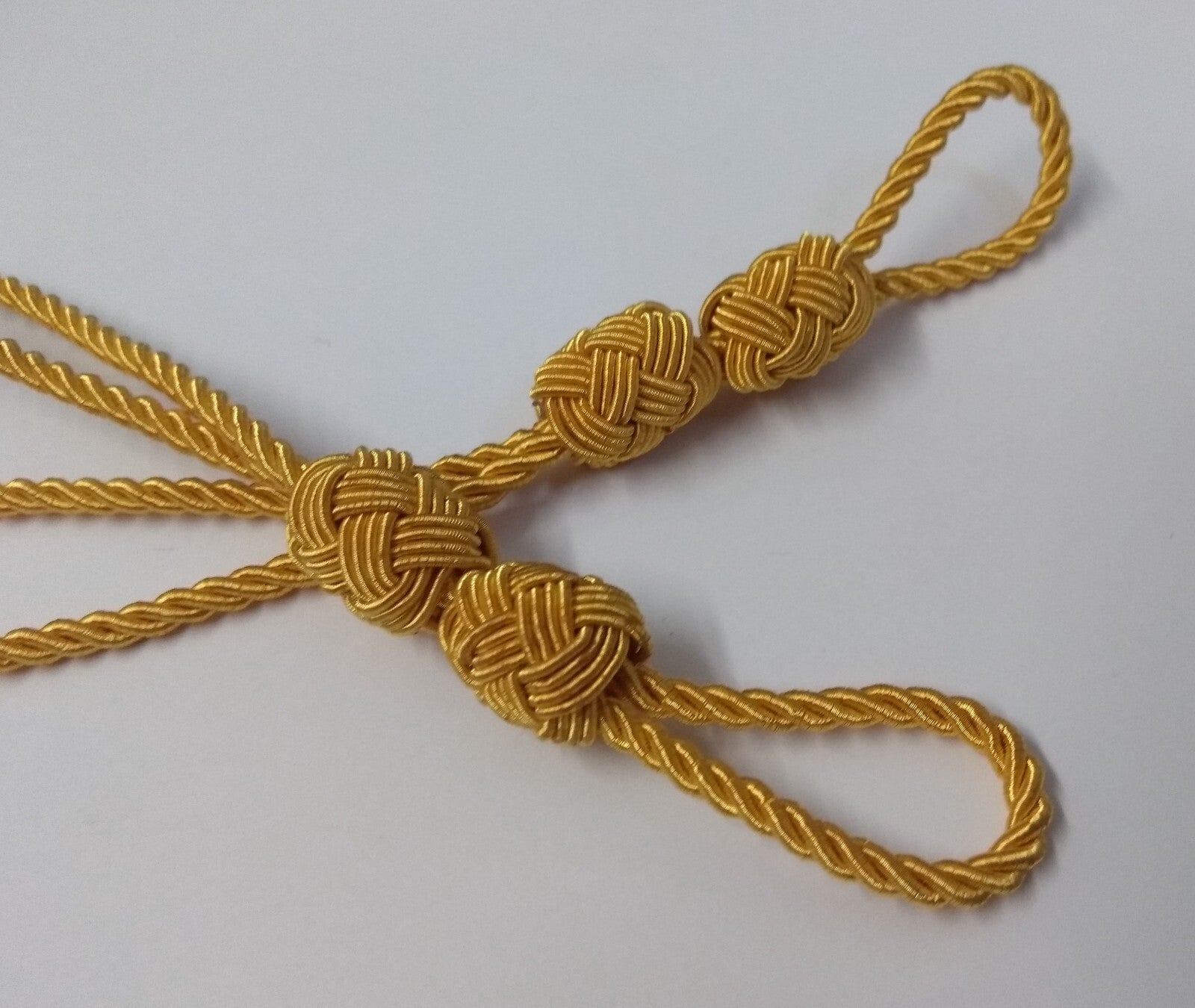 Officers Gold Chin Cord Strap Minatare Ceremonial Issue British Made - NEW