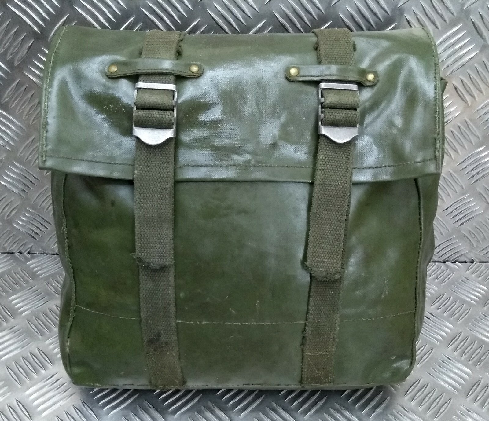 Vintage Pack Vinyl Heavy Duty Back Pack Pannier Side Bag