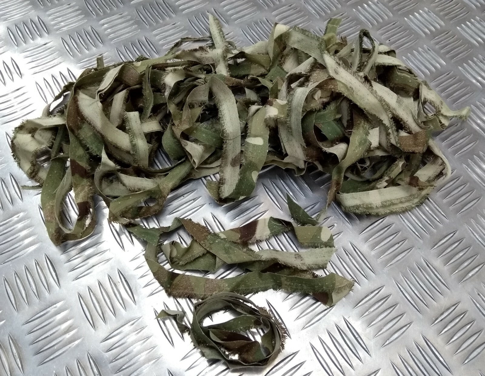 Genuine British Army Issue MTP Multi-Camo Garnish Scrim Strip Set Ghillie Camo