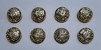 QLR Buttons British Queen's Lancashire Size 30L x 8 NEW